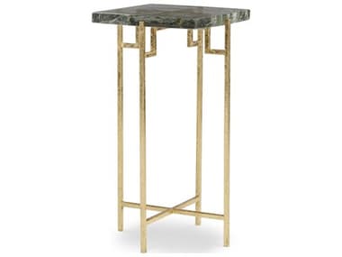 Century Furniture Grand Tour Ogden-I Square Glass Gold Leaf End Table CNTSF6241