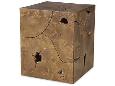 Century Furniture Grand Tour Teak Roots Square Wood End Table CNTSF6281