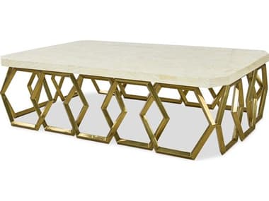 Century Furniture Grand Tour Devon Rectangular Stone Coffee Table CNTSF6290