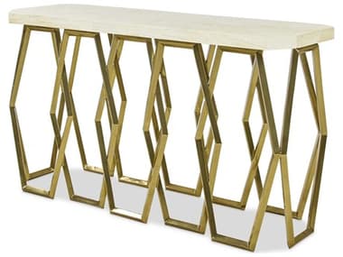 Century Furniture Grand Tour Devon Rectangular Stone Console Table CNTSF6291