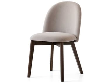 Connubia Tuka Beech Wood Beige Fabric Upholstered Side Dining Chair CNUCB1994000012SLJ00000000