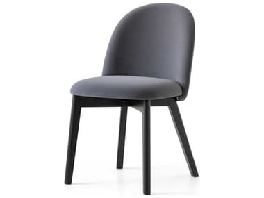 Connubia Tuka Beech Wood Gray Fabric Upholstered Side Dining Chair CNUCB1994000132SLQ00000000