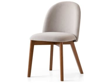 Connubia Tuka Beech Wood Beige Fabric Upholstered Side Dining Chair CNUCB1994000201SLJ00000000