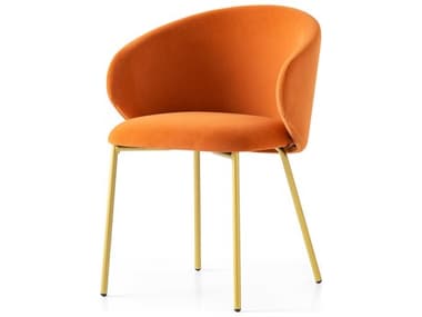 Connubia Tuka Saffron Yellow / Painted Brass Side Dining Chair CNUCB199900033LSLM00000000