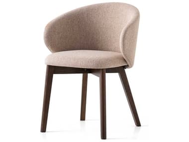 Connubia Tuka Beech Wood Beige Fabric Upholstered Side Dining Chair CNUCB2117000012SLA00000000