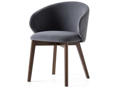 Connubia Tuka Beech Wood Gray Fabric Upholstered Side Dining Chair CNUCB2117000012SLQ00000000