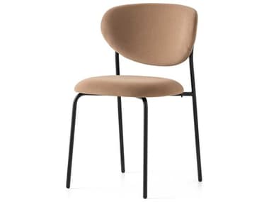 Connubia Cozy Black Fabric Upholstered Side Dining Chair CNUCB2135000015SLK00000000
