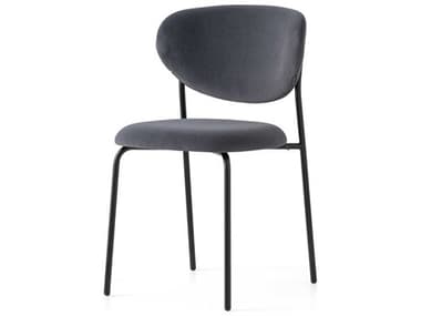 Connubia Cozy Black Fabric Upholstered Side Dining Chair CNUCB2135000015SLQ00000000