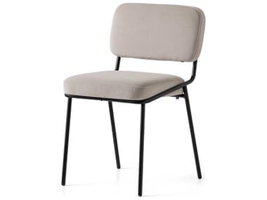Connubia Sixty Black Fabric Upholstered Side Dining Chair CNUCB2138000015SLJ00000000