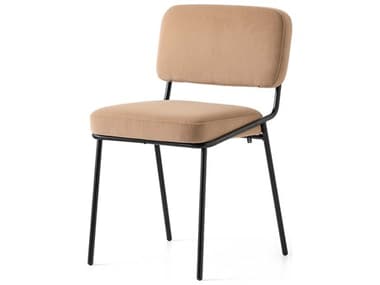 Connubia Sixty Black Fabric Upholstered Side Dining Chair CNUCB2138000015SLK00000000