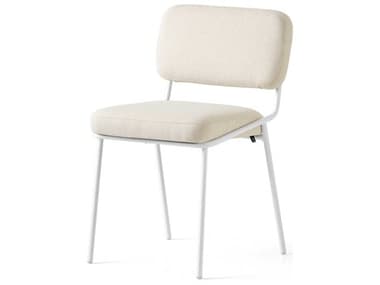 Connubia Sixty White Fabric Upholstered Side Dining Chair CNUCB2138000094SKZ00000000