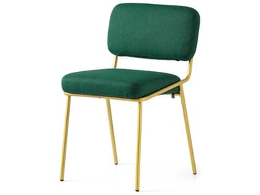 Connubia Sixty Brass Fabric Upholstered Side Dining Chair CNUCB213800033LSLH00000000
