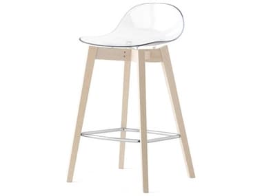 Connubia Academy Beech Wood Transparent Bleached Counter Stool CNUCB216500000284800000000