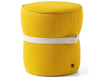 Connubia Pof 18" Lemon Yellow Fabric Upholstered Ottoman CNUCB5207005SLC00000000000