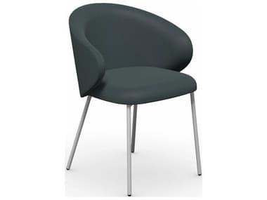Connubia Outdoor Tuka Matt Optic White / Thyme Green Square Fabric Metal Cushion Dining Chair COOCB1999010094SQC00000000