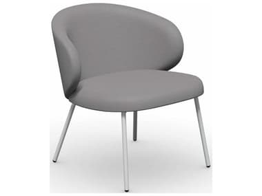 Connubia Outdoor Tuka Matt Optic White / Sand Square Fabric Metal Cushion Dining Chair COOCB2114010094SQA00000000