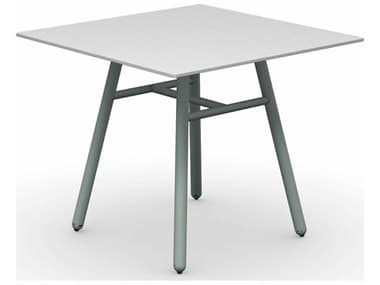 Connubia Outdoor Yo Matt Thyme Green / Slate White 35'' Aluminum Ceramic Square Dining Table COOCB481203120C08L08L00000