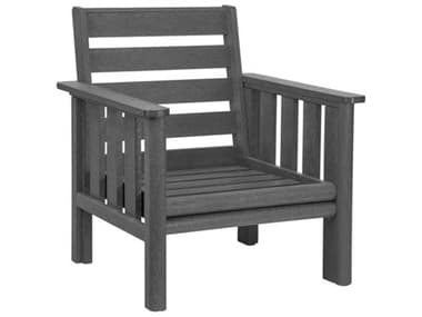 C.R. Plastic Stratford Modular Deep Seating Recycled Plastic Lounge Chair - Frame Only CRDSF261