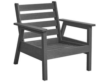 C.R. Plastic Tofino Modular Deep Seating Recycled Plastic Lounge Chair - Frame Only CRDSF281