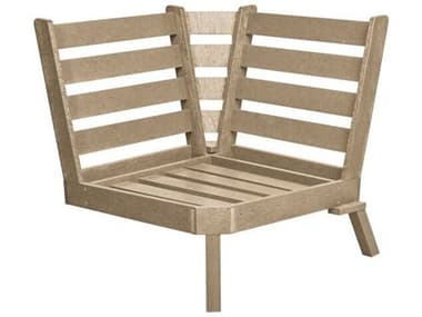 C.R. Plastic Tofino Modular Deep Seating Recycled Plastic Lounge Chair - Frame Only CRDSF286