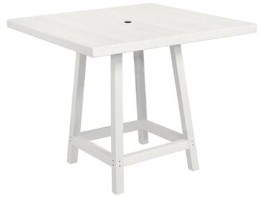 C.R. Plastic Generation Recycled Plastic 40'' Wide Square Bar Table CRKITTT13TB23