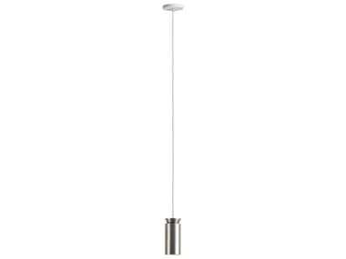 Carpyen Triana 2&quot; 1-Light Matt Nickel Cylinder Mini Pendant CRP1411021U