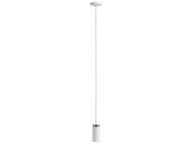 Carpyen Triana 1-Light White Matt Nickel Cylinder Mini Pendant CRP1411131U