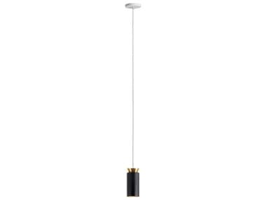 Carpyen Triana 2&quot; 1-Light Black Matt Nickel Cylinder Mini Pendant CRP1411220U