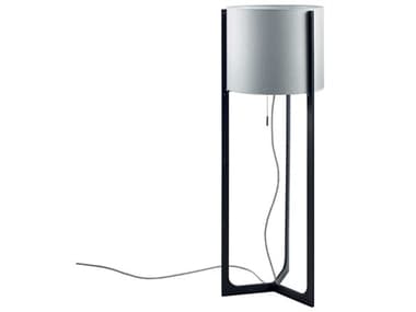 Carpyen Nirvana Black Metallic Grey Fabric Floor Lamp CRP5711214U