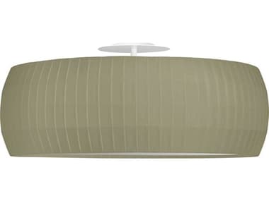 Carpyen Isamu 2-Light Olive Green Drum Semi Flush Mount CRP6331700U