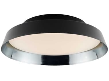 Carpyen Boop Black Blue Grey Metallic Round Flush Mount CRP7481112U