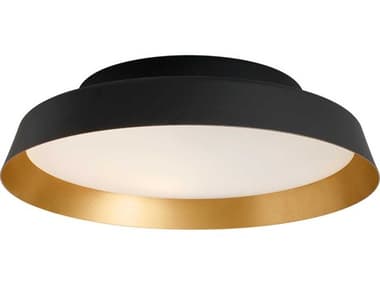 Carpyen Boop Black Gold Round Flush Mount CRP7481211U