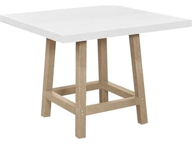 C.R. Plastic Generation Premium Recycled Plastic Dining Height Table Base CRTB22