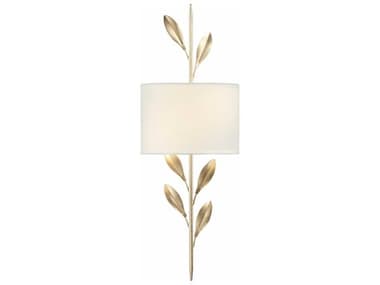Crystorama Broche 24&quot; Tall 2-Light Antique Gold Wall Sconce CRY501GA