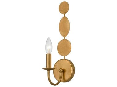 Crystorama Layla 15" Tall 1-Light Gold Wall Sconce CRY541