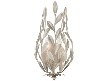 Crystorama Broche 2-Light Antique Silver Wall Sconce CRY561SA