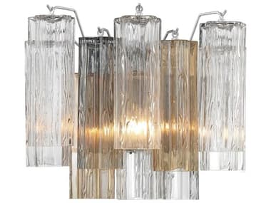 Crystorama Addis 2-Light Polished Chrome Wall Sconce CRYADD302CH