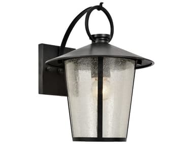 Crystorama Andover 1 - Light Outdoor Wall Light with Clear Seeded Glass Shade CRYAND9201SDMK