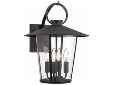 Crystorama Andover 4 - Light Outdoor Wall Light with Clear Glass Shade CRYAND9202CLMK