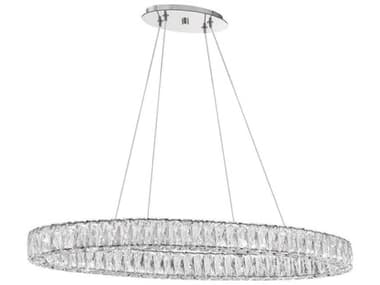 Crystorama Kinsley 1-Light Polished Chrome Island Pendant CRYED3563901CH