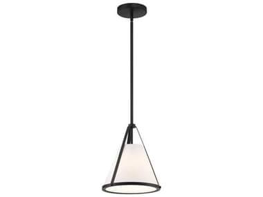 Crystorama Fulton 1-Light Black Empire Mini Pendant CRYFUL900BK