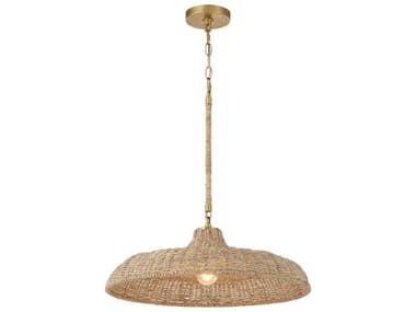 Crystorama Odessa 1-Light Soft Gold Brown Pendant CRYODS7801SG