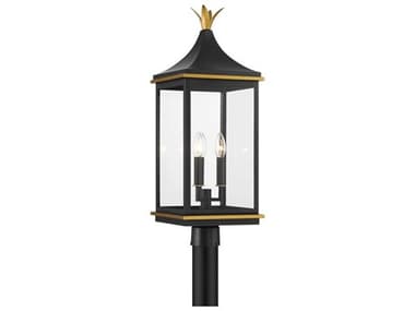 Crystorama Simpson 3-Light Outdoor Post Light CRYSIM809MKTG