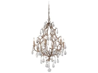 Corbett Lighting Amadeus 6-Light Vienna Bronze Glass Chandelier CT16306