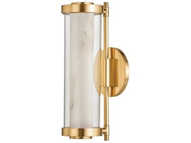 Corbett Lighting Caterina 14" Tall 1-Light Vintage Brass Glass LED Wall Sconce CT43314VB