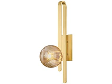 Corbett Lighting Cronus 1-Light Vintage Polished Brass Wall Sconce CT47601VPB