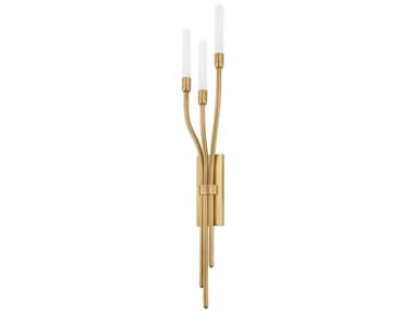 Corbett Lighting Amalthea 3-Light Vintage Brass Wall Sconce CT48103VB