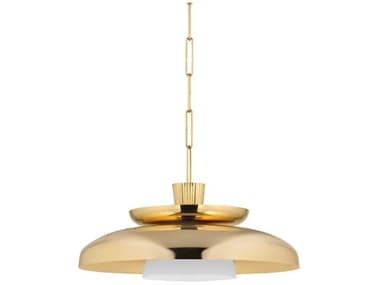 Corbett Lighting Ravenna 1-Light Vintage Brass Pendant CT49322VB