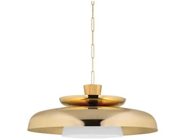 Corbett Lighting Ravenna 1-Light Vintage Brass Pendant CT49334VB