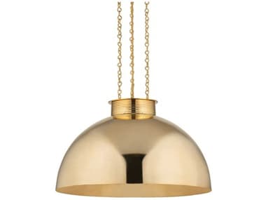 Corbett Lighting Perseus 1-Light Vintage Brass Dome Pendant CT49530VB